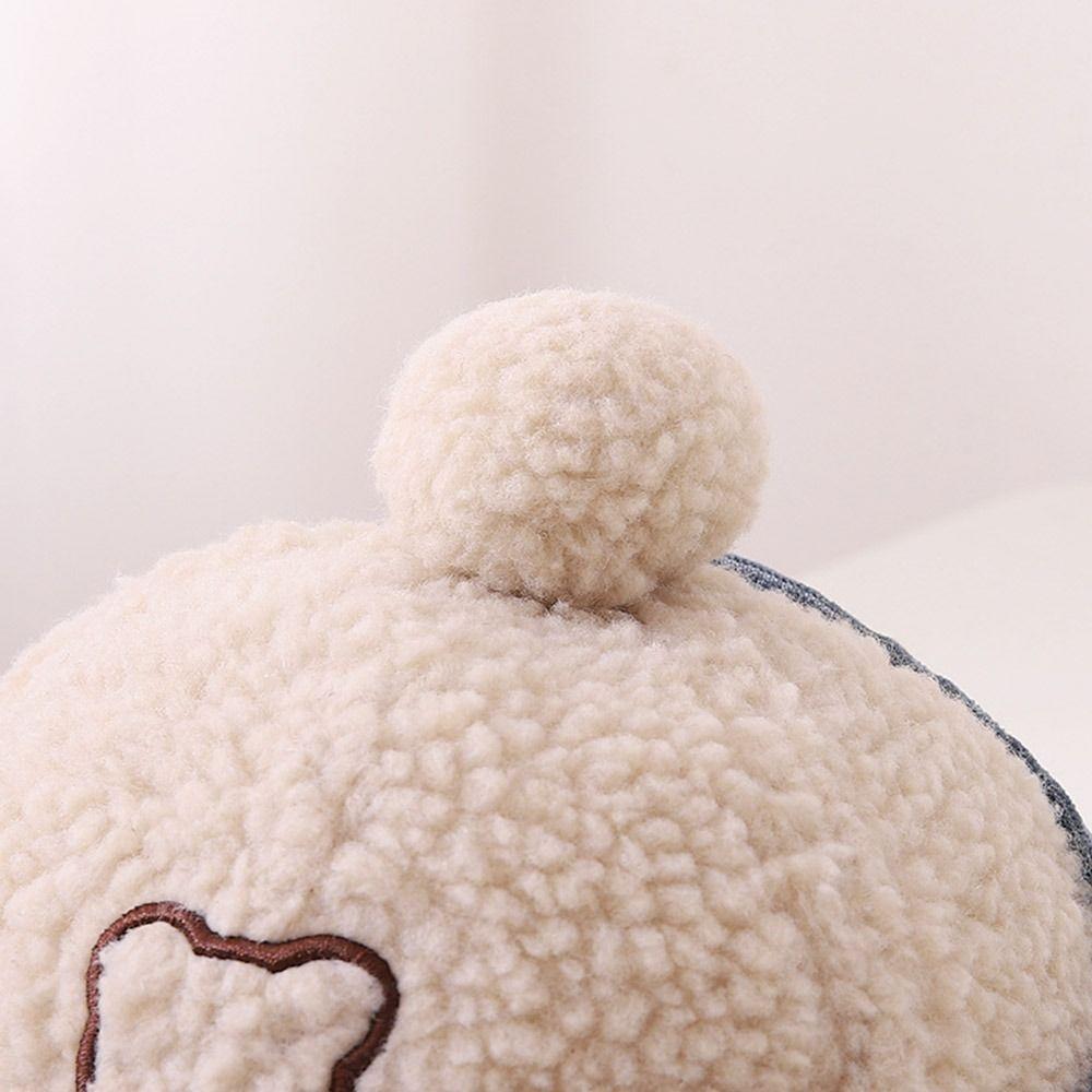 Warm Baby Baseball Cap Earmuff Kids Peaked Caps Fashion Padded Baby Ear Caps  Toddler