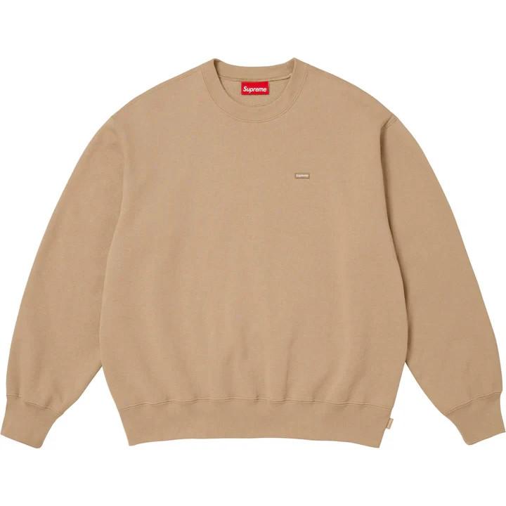 Supreme Small Box Crewneck Tan
