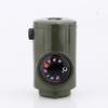 New 7 In 1 Camping Survival Whistle Compass Thermometer Flashlight Magnifier Kit