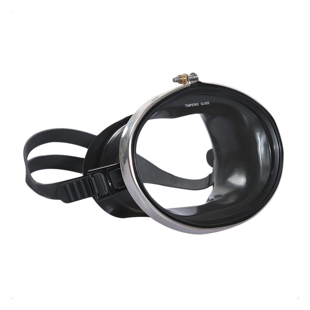 Summer Oval Diving Mask Classic Tempered Glass Lens Scuba Goggles Wide View HD Spearfishing Mask