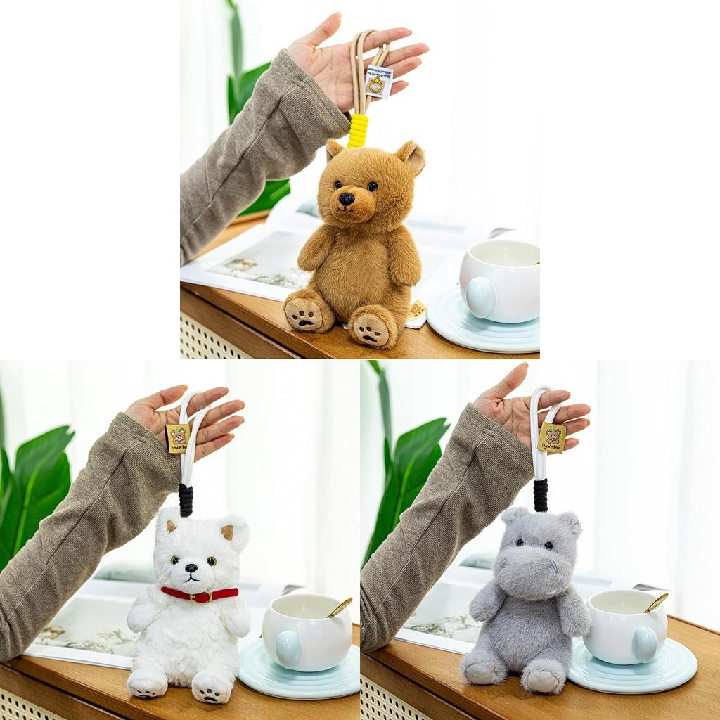 Adorable Plush Toy Collection Of Bear Cow Elephant Hippo Duck And More For Students