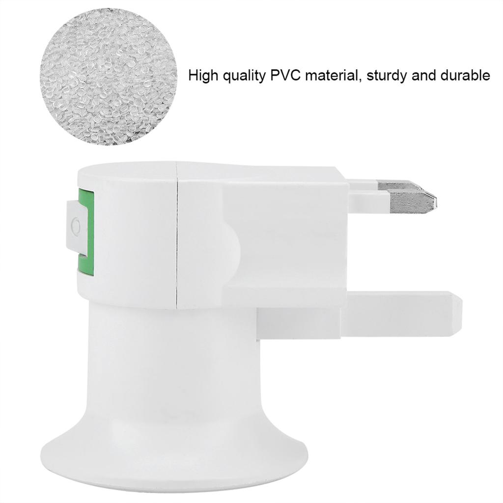 E27 Bulb Converter Plugin Lamp Screw Socket Wall Light Fixture