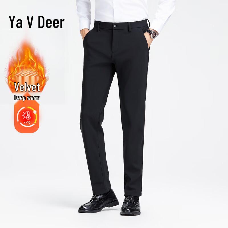 Yalu Men s Stretch Wrinkle-Free Business Casual Trousers 34