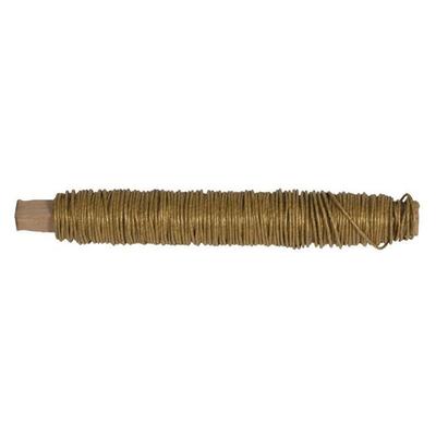 20 M Roll of Paper Thread - Gold