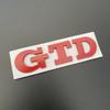 3D Metal Front Grille GTD Logo Emblem Rear Trunk Badge Stickers For Volkswagen VW Golf 2 4 5 6 7 R MK2 MK3 MK4 Car Accessories ZK7