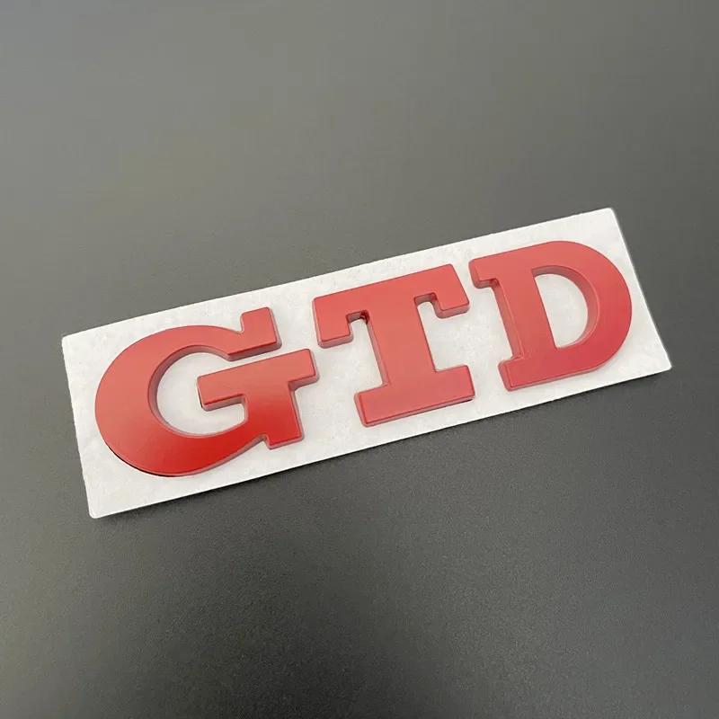 3D Metal Front Grille GTD Logo Emblem Rear Trunk Badge Stickers For Volkswagen VW Golf 2 4 5 6 7 R MK2 MK3 MK4 Car Accessories ZK7