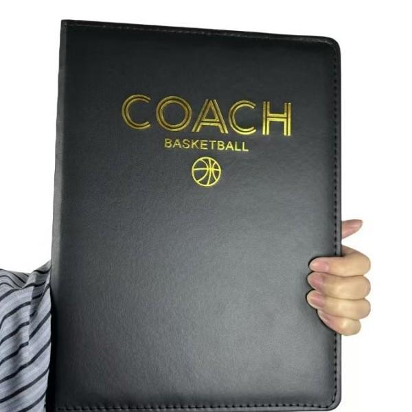Dual-Sided Magnetic Tactical Coaching Board: Portable Foldable for Basketball & Football Training
