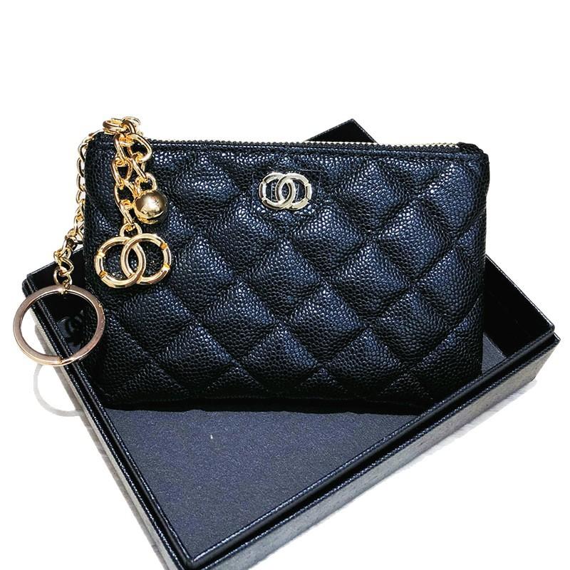 Erste Schicht Rindsleder kleine duftende Wind-Wechseltasche, Kartenetui, Kaviar-Mini-Leder-Reißverschluss-Kleingeldbörse, Anhänger-Schlüsseltasche.