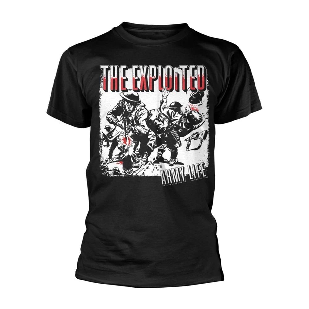 

The Exploited Army Life Black T shirt - NEW 3XL