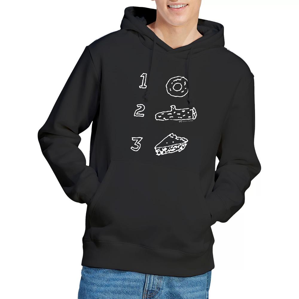 Twin Peaks Mens Pie Log Donut Hoodie