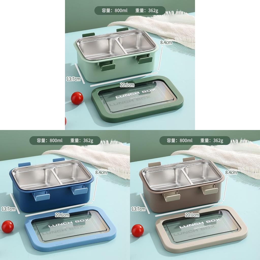 Bento Box For Office Workers With Divided Compartment And Insulation For Students