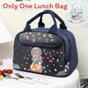 Kids Lunch Bag With Material And Big Storage For School Featuring Fun Cartoon Style