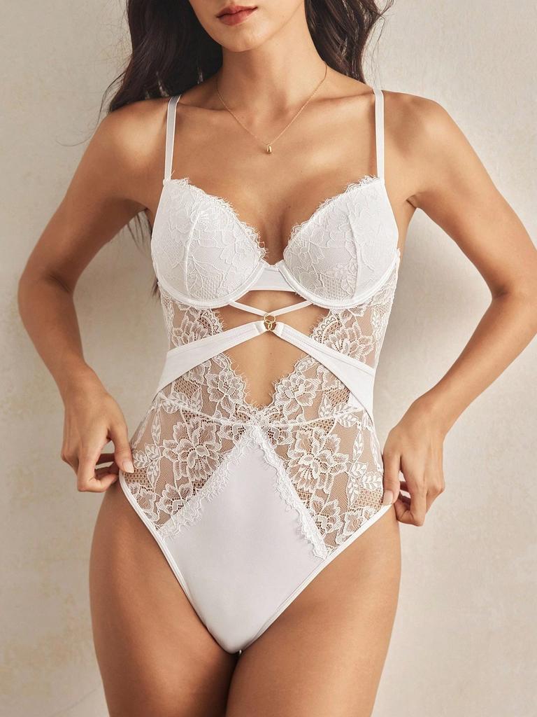 Sexy bodysuit European and American shapewear sexy hollow lace shapewear slim sex corset