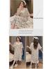 Women's Summer Plaid Nightdress, Loose Fit, Plus Size, Short-Sleeved, Korean Style Pajamas