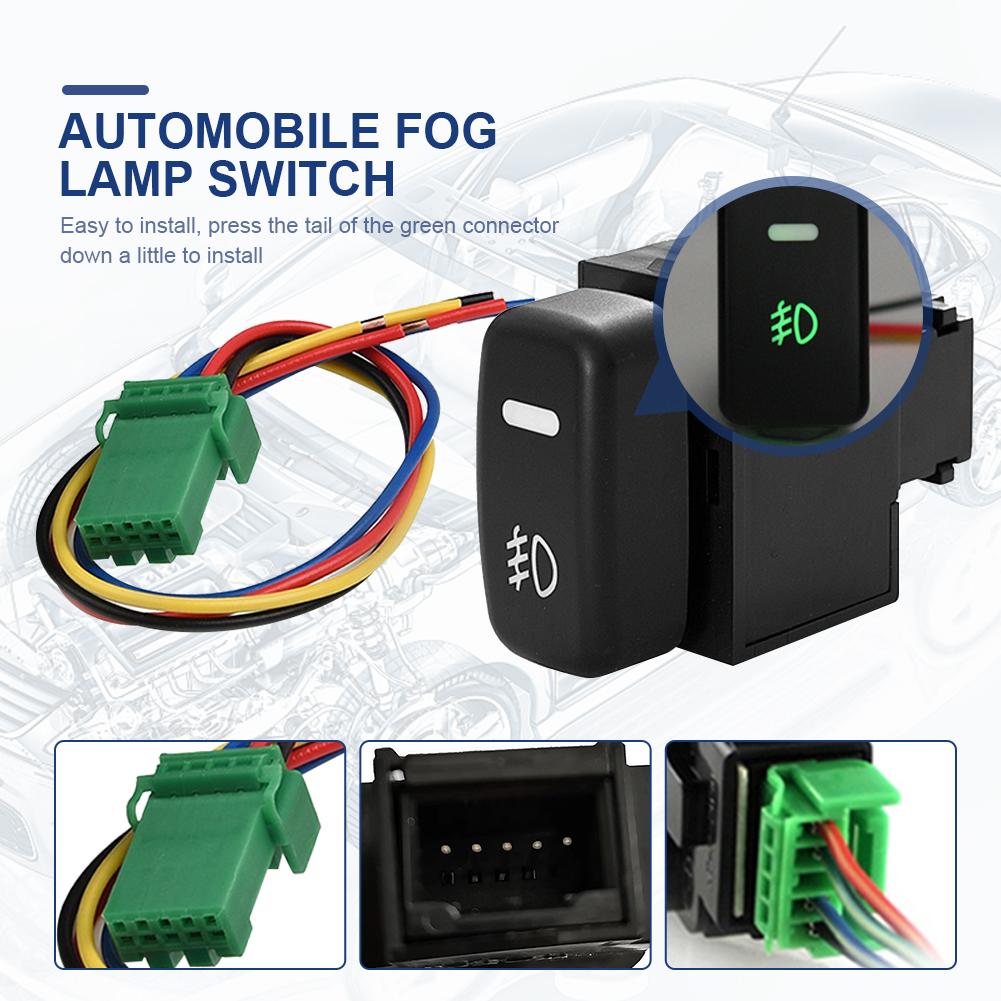 12/24V Automobile Fog Lamp Switch Fog Lamp Controller for MITSUBISHI PAJERO/LANCER/TRITON/L200