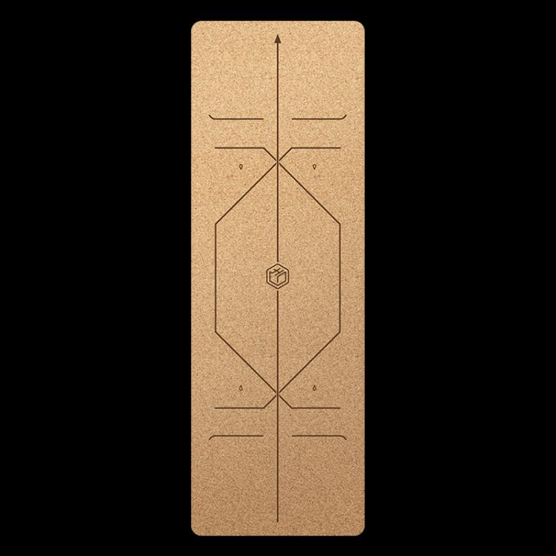 Jingdong Manufacturing RM-001+ Natural Rubber Cork Yoga Mat
