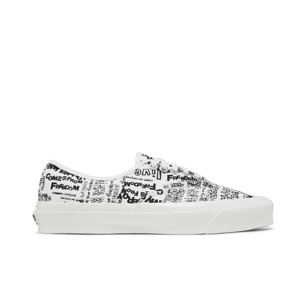 Vans OG Authentic LX 'Graffiti' (Unisex) White / White Skateboard Shoes VN0A4BV92GX