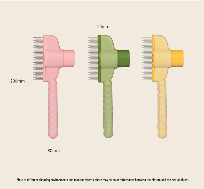 Pet Self-Cleaning Rake: Hair Removal Tool for Cats & Dogs with Newcomer Discount