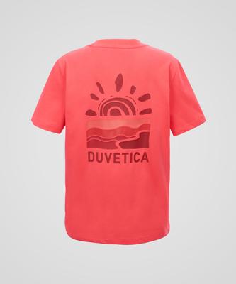 DUVETICA Tiny W (Светло-красный) (Женская футболка с коротким рукавом)