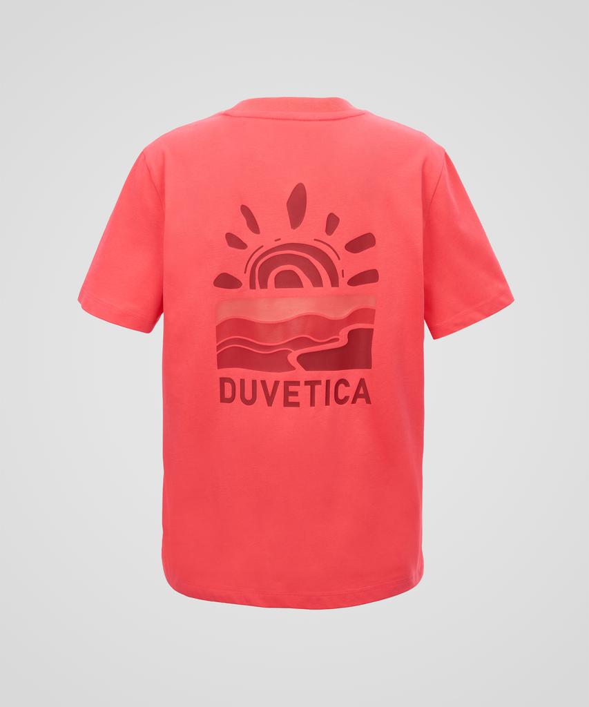 DUVETICA Tiny W (Светло-красный) (Женская футболка с коротким рукавом)