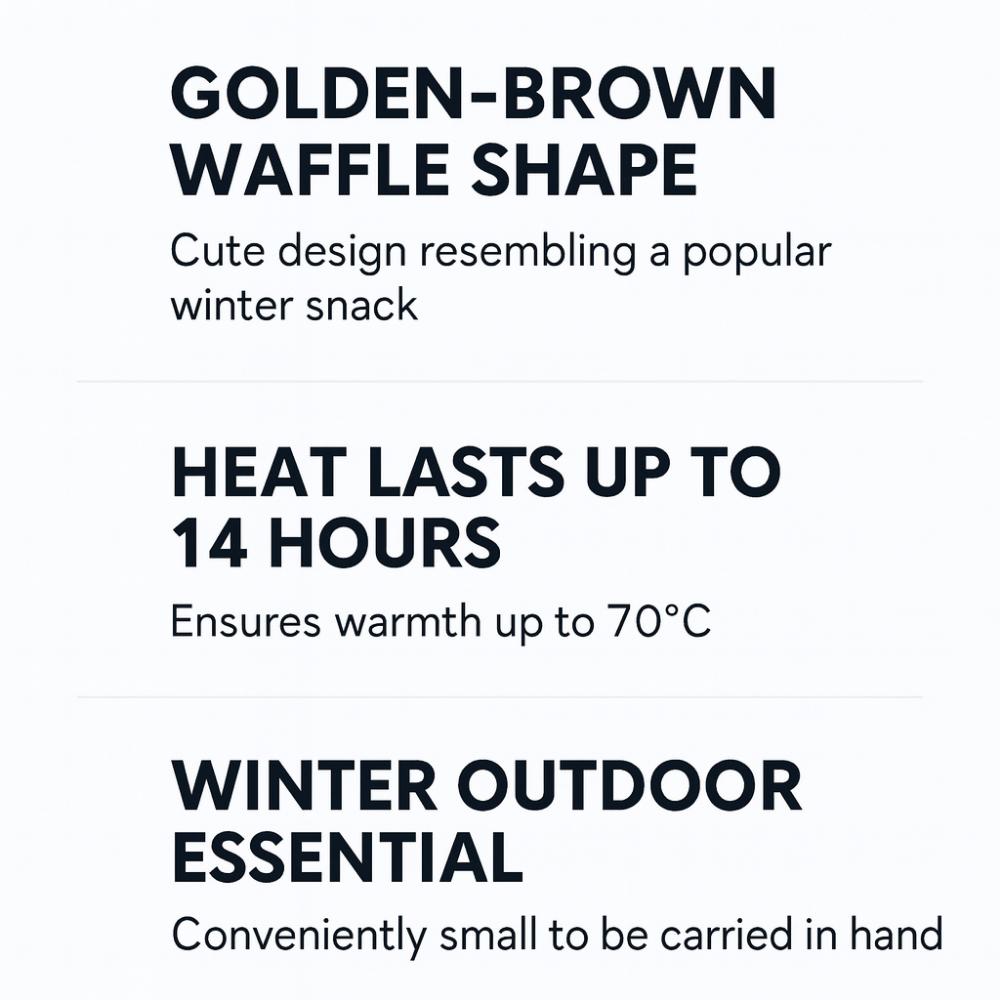 2-Pack Waffle Design Body Warmers – Soft, Discreet, and Reusable Heat Patches