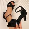 Fashion 2025 New Women Sandals Fashion High Heels Sandals New Sexy Big Size Sandals Strap High Quality Shoes for Women Zapatos De Mujer