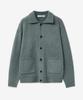 Blond9 Button Collar Knit Cardigan_Gray