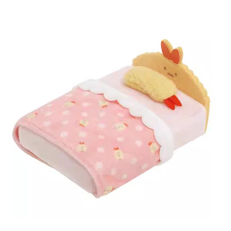 

Милый плюшевый подвес на кровать, украшенный жареными креветками, рыбьим хвостом и травой, для детей Shrimp