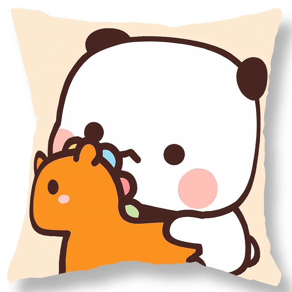 Office Living Room Home Pillowcase Kawaii Anime Bear Pattern Pillowcase Car Ornaments