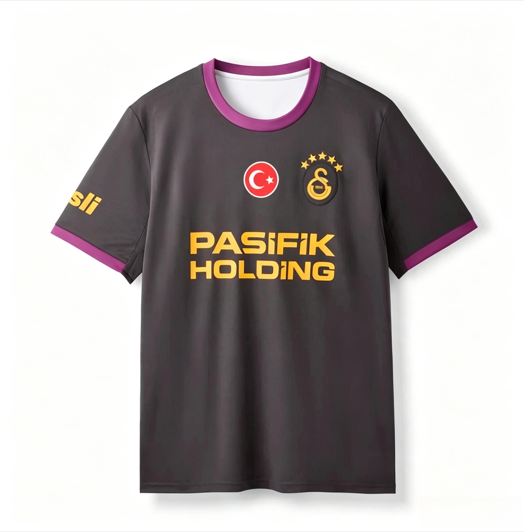 2026 Neues Galatasaray Fans Fußballtrikot Herren Damen Sommer Sport Übergröße T-Shirt Atmungsaktiv Schnelltrocknend Streetwear Kleidung 5XL