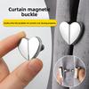 Heart-shaped Curtain Magnetic Clasp, Home Living Room Bedroom Magnetic Clasp, Curtain Closure Clasp, Curtain Anti-light Leakage Button