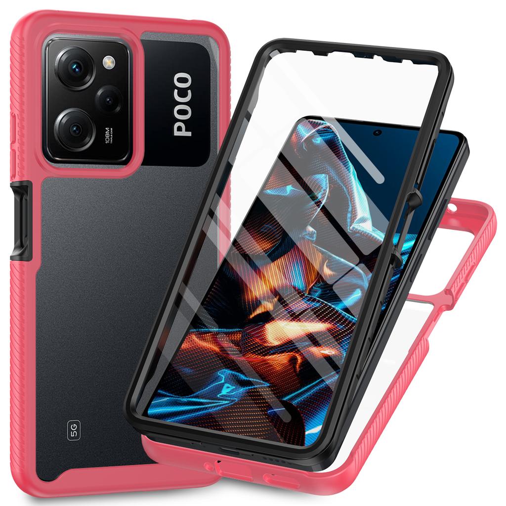 Clear Phone Case for Xiaomi Redmi Note 12 Pro 5G/Note 12 Pro Speed 5G/Poco X5 Pro 5G,PC+TPU Protective Cover with PET Film