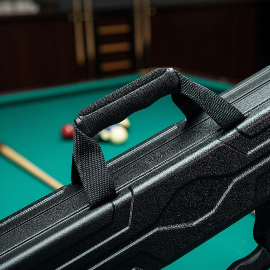 Hard Billiard Cue Case Honeycomb Protection Multi Slot Pool Holder Portable