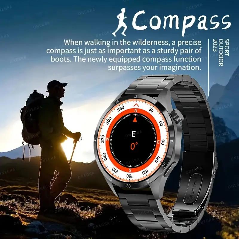 2026 Nuevo Reloj Inteligente GT4 Pro para Hombre Trayectoria NFC AMOLED 360*360 Pantalla HD Llamada Inalámbrica IP67 Impermeable SmartWatch