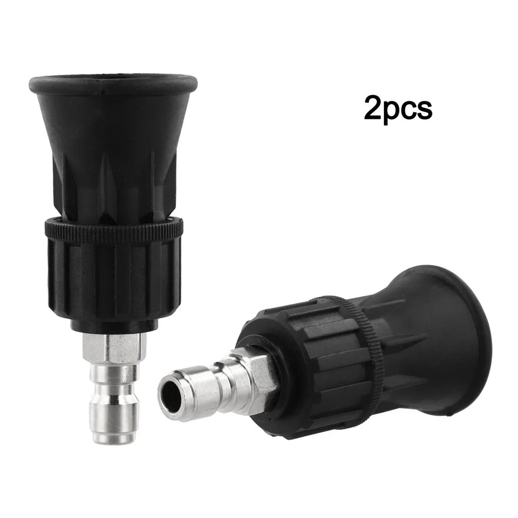 40 Degree Spray Nozzle for Pressure Washer with Rubber Coated Tip To Minimize Splash and Protect Paint Surfaces