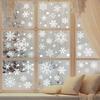 Santa Claus Snowflake Glass Window Decoration Sticker for Christmas Party New Year Home DIY Window Wall Decoration Sticke