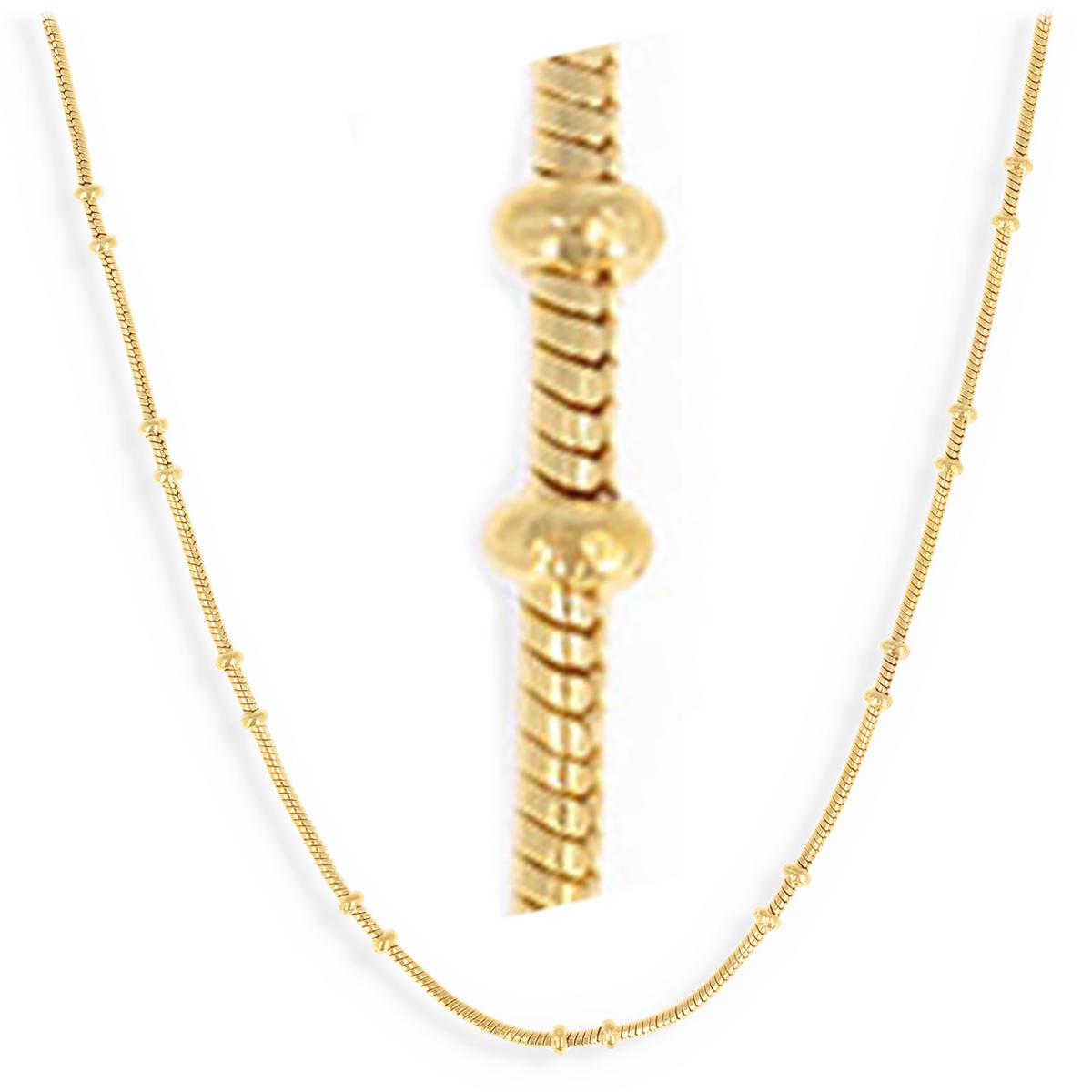 

Les Trésors De Lily [Q3995] - Collier Plaqué Or Chorégraphie - 45 cm 2 mm