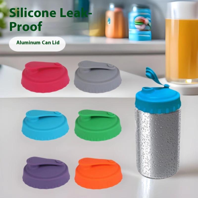 The New Best-selling Silicone LIDS for Cans Soda Cans Cups Cola Seals and Beer Bottles Are Reusable and Easy To Use Cup Holders 5