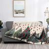 Home Decoration Plush Throw Sofa Blanket Bedspread Bed Fluffy Soft Blankets Decor Plaid Modern Halloween Merry Christmas Winter