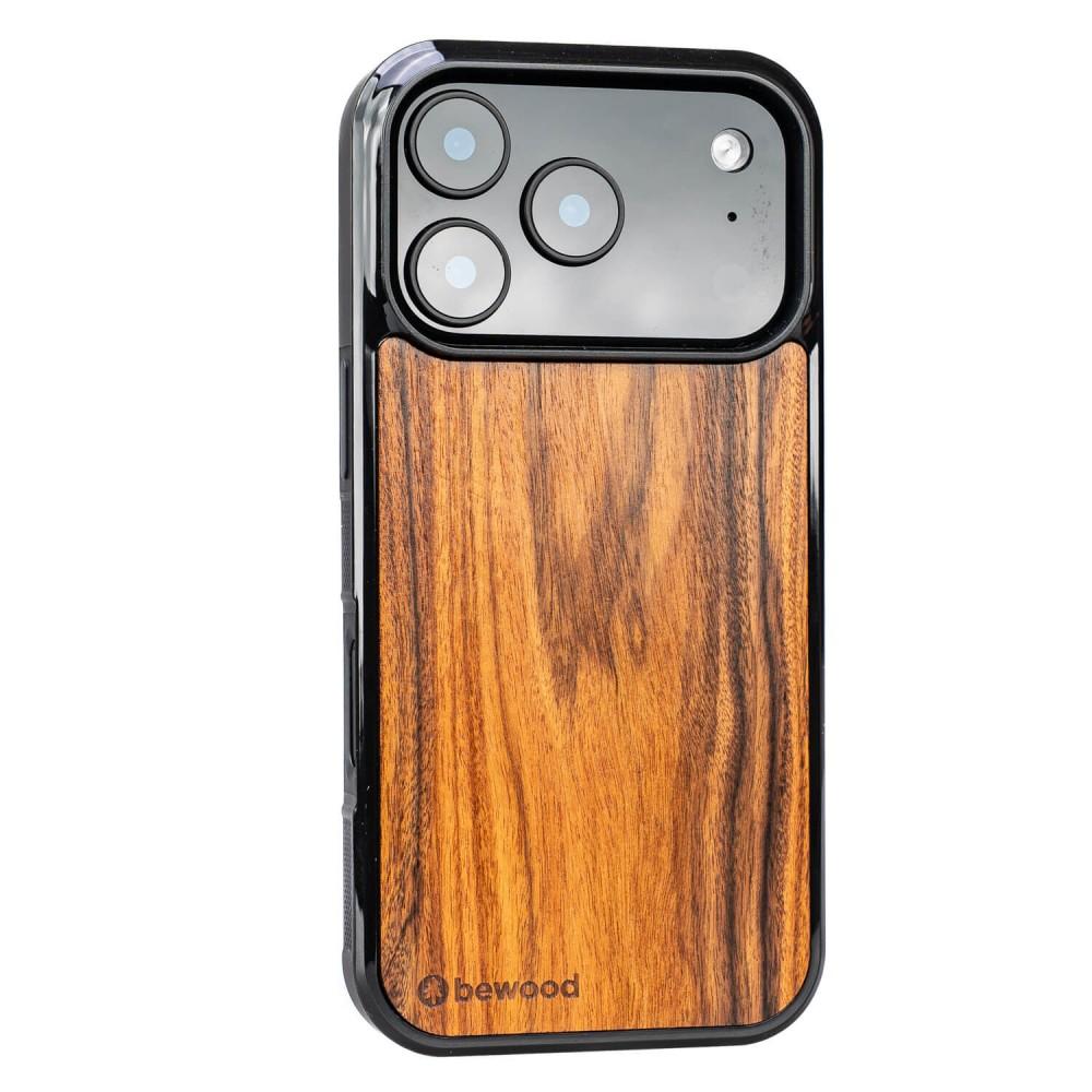 Bewood Wooden Case for iPhone 17 Pro Rosewood Santos