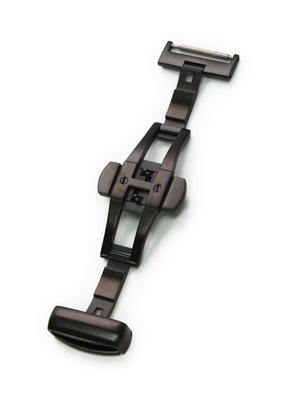 Cassis Watch Strap PBF Satin 18mm Black with Replacement Tool CABKS018 [CASSIS] D-Buckle D-BUCKLE