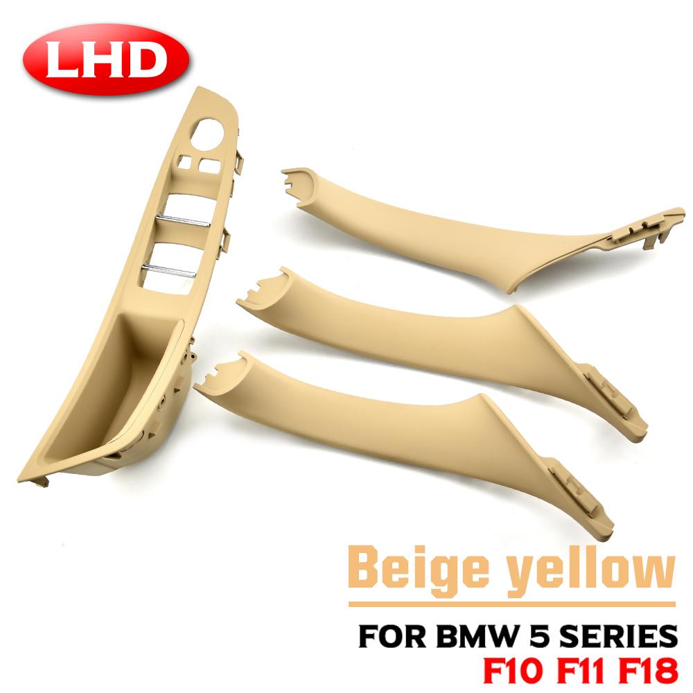Für BMW 5er F10 F11 F18 Innenverkleidung Zugleiste Abdeckung Kohlefaser RHD LHD Auto Innentürgriff Passform