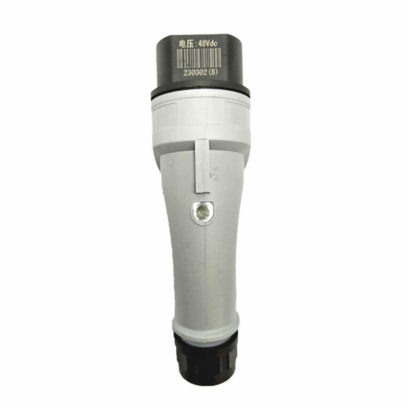 Original YEEDA 48V/72V Battery Charger Plug Waterproof Connector Y-60 for LVTONG/Marshell/Eagle/Excar/Langqing Electric golf car 48V plug