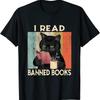 Chat J'ai Lire Des Livres Interdit Dr?le Amoureux Des Animaux De Compagnie Livre De Lecture T-shirt
