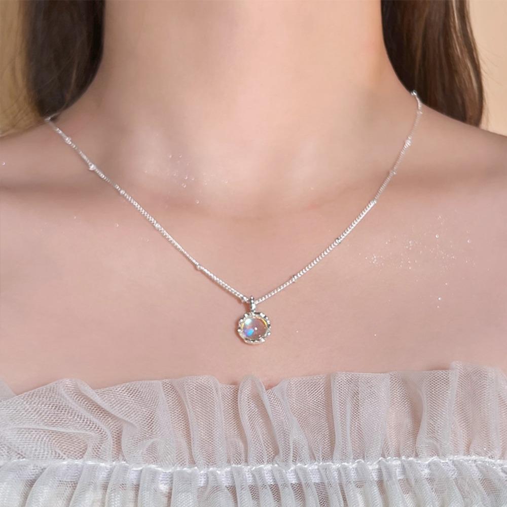 Shijia Pearl Necklace Women's Niche Light Luxury Design High-end Temperament Collarbone Chain Neck Chain Sweater Chain Bead Chain