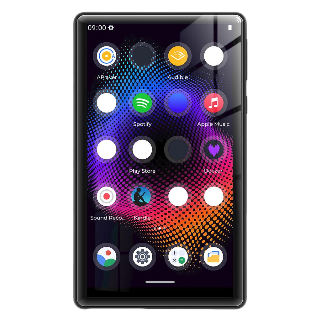 64GB Video Player with BT and WiFi MP4 Music Player 5in Touch Screen Support Spotify 2500mAh Long Battery Life Up To 256GB