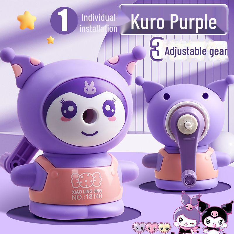 Coulomi Hand-Cranked Pencil Sharpener: Automatic Lead Feeding for Primary School Students