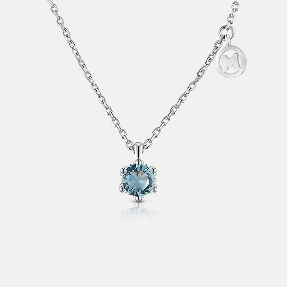 Rene Silver White Necklace A211Sn9113Wpe