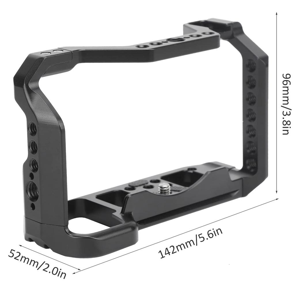 Camera Video Cage for Camera Video Protection Cage Film with Cold Shoe Mount Photography Accessories A7C,