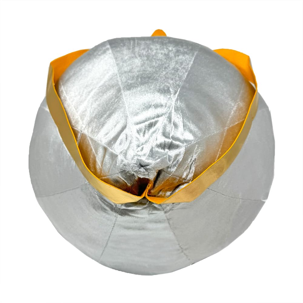 Dragon Quest Large Sparkly Plush Metal Slime Platinum King, Approx. 40cm, Includes Toy Diamond (Platinum King)